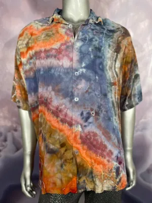 2XL Tyrannosaurus Dyes Button Down #17