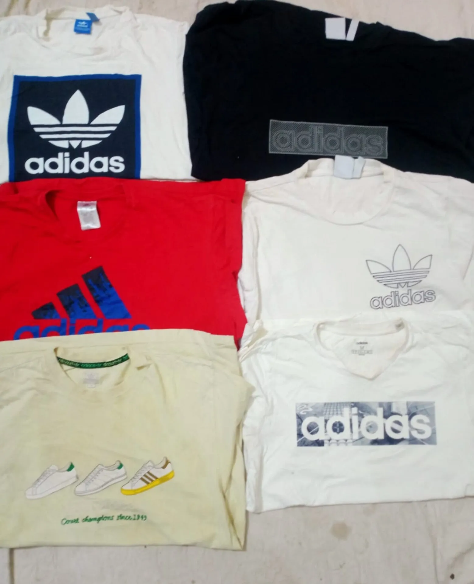 Adidas Printed T-shirts 45 Pieces