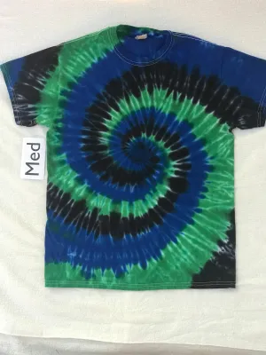 Adult Medium Tie-Dye Spiral Tee