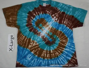 Adult XL Tie-Dye Time-Warp Spiral tee