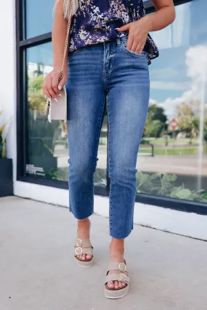 Amanda Crop Straight Leg Jeans