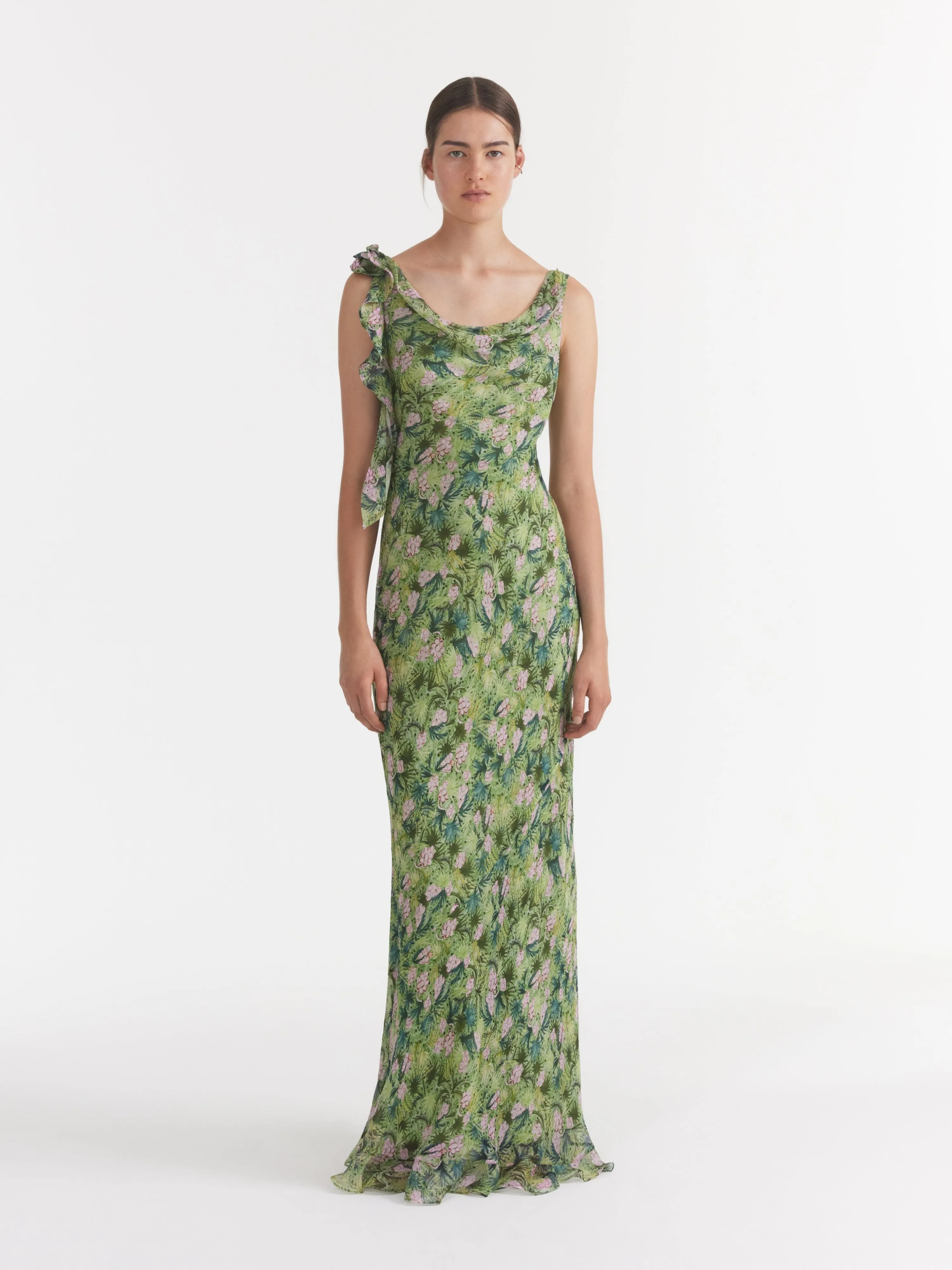 Asher B Dress in Palmetto Fern