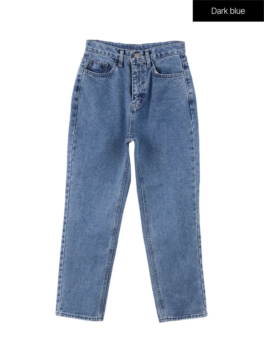 Basic Straight-Leg Jeans OF419