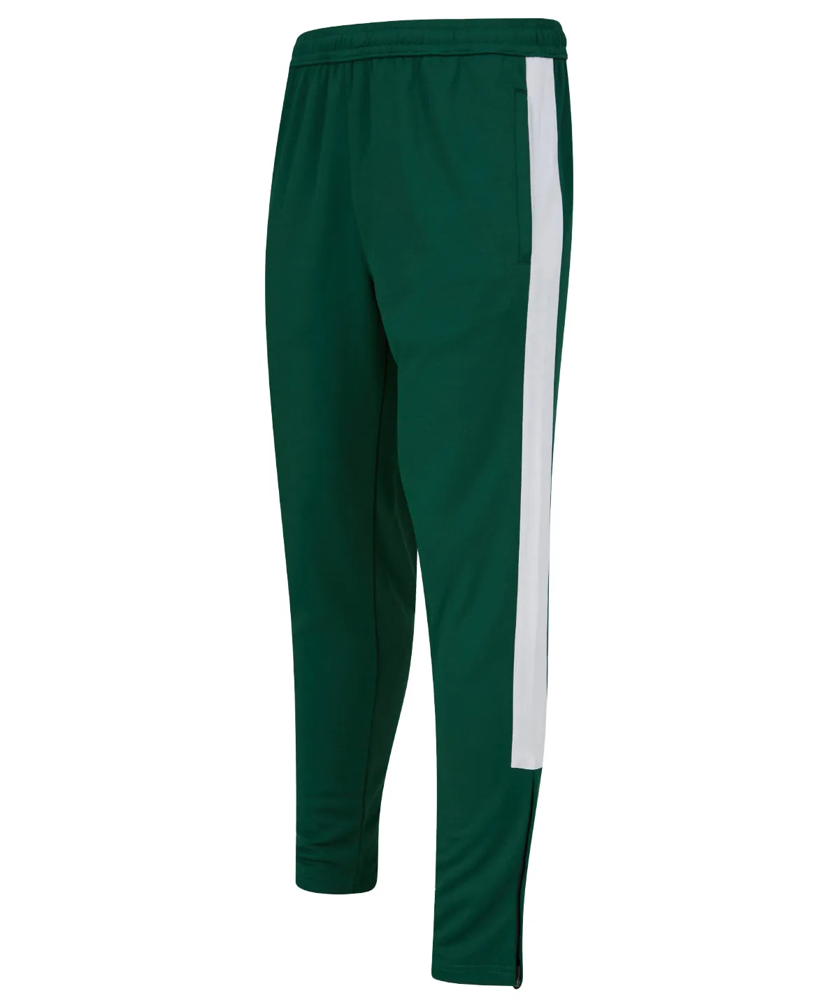 Bottle/White - Knitted tracksuit pants