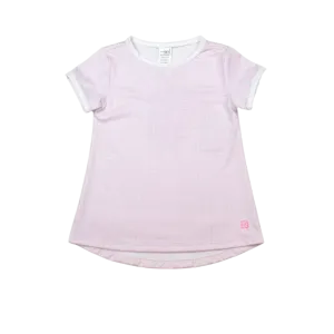 Bridget Basic T - Pink Mini Gingham