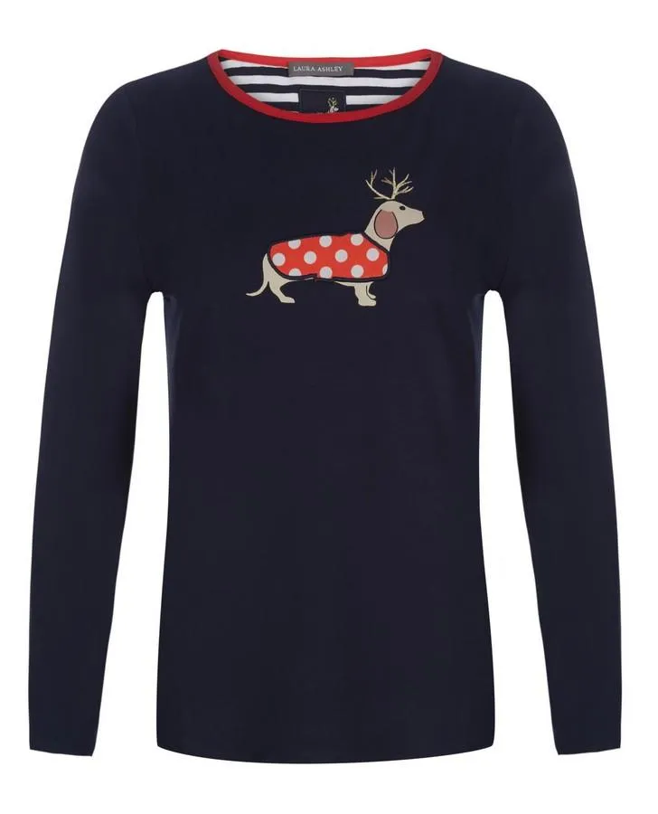 Christmas Reindeer Dog Top