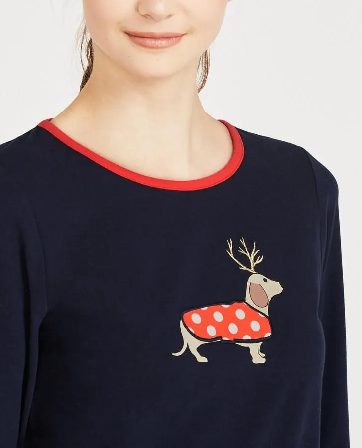 Christmas Reindeer Dog Top