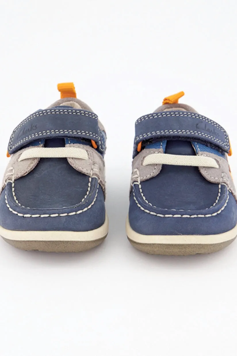 Clarks Softly Boat Younger Boys Shoes