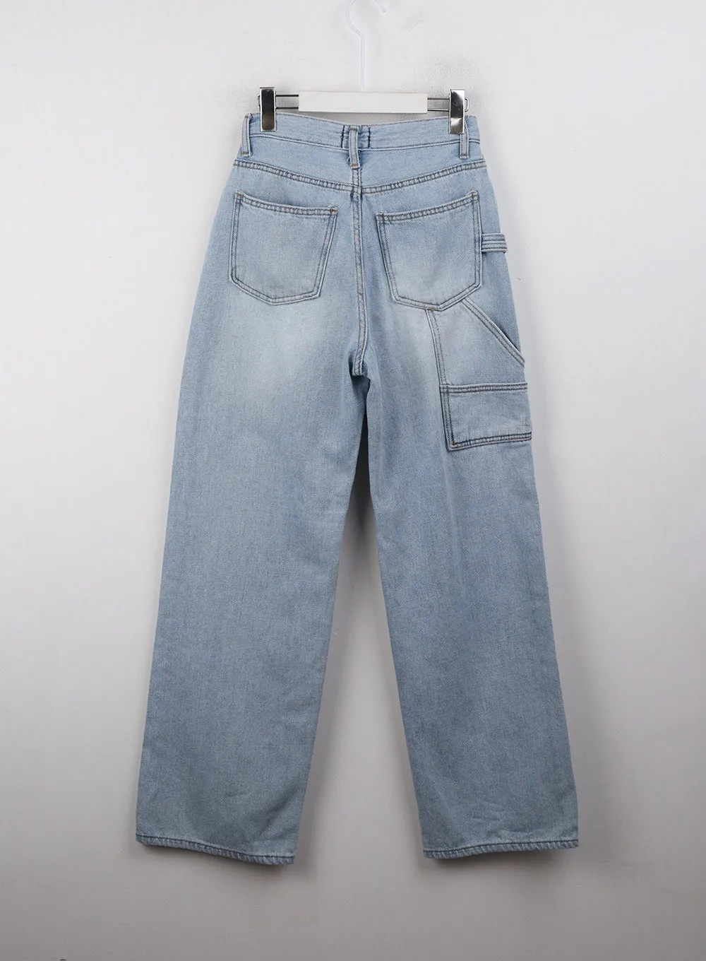 Denim Straight Leg Jeans CJ408