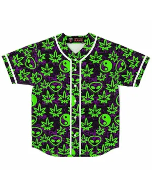 Ganja Graffiti Baseball Jersey