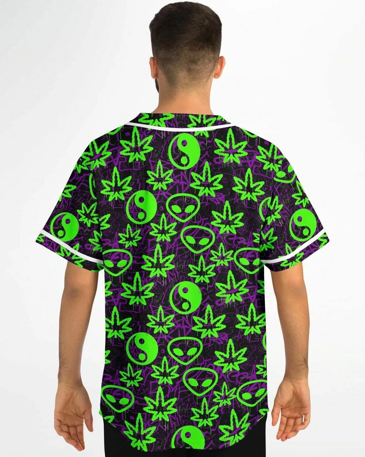 Ganja Graffiti Baseball Jersey