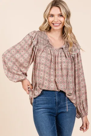 GEE101 - LONG SLEEVE BLOUSE