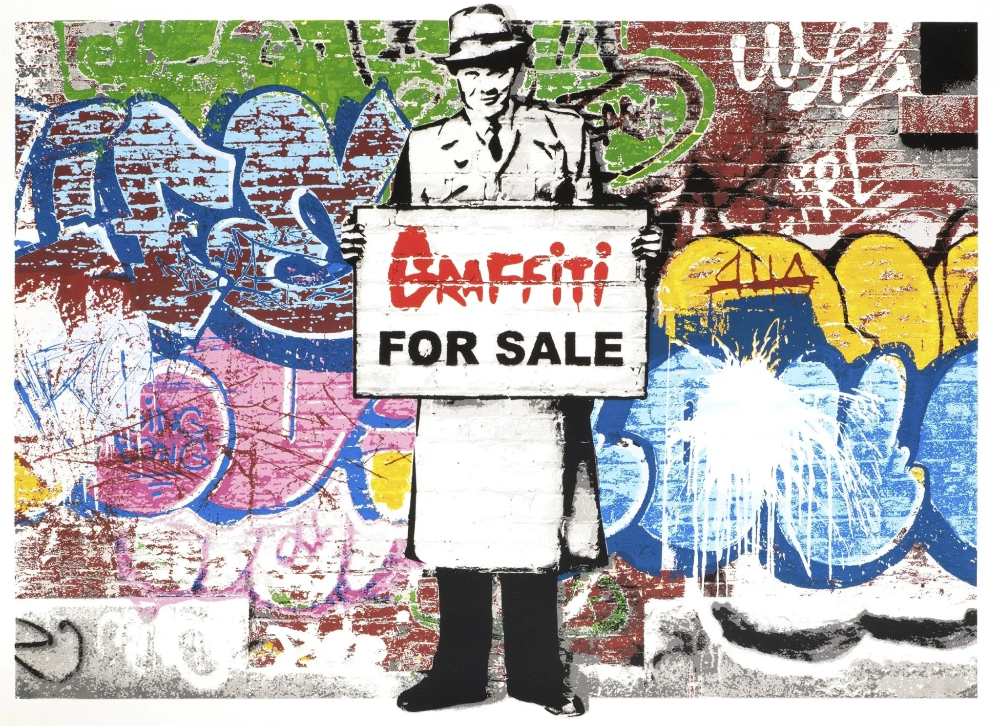 Graffiti for Sale Silkscreen by Hijack