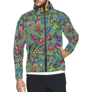 Indigenous Paisley - Dark Sea Unisex Windbreaker