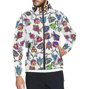 Indigenous Paisley - White Unisex Windbreaker