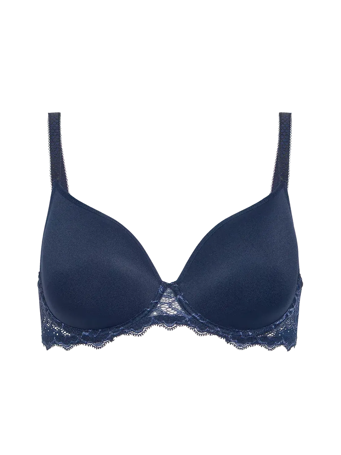 Ink Blue Caresse 3D Plunge Bra