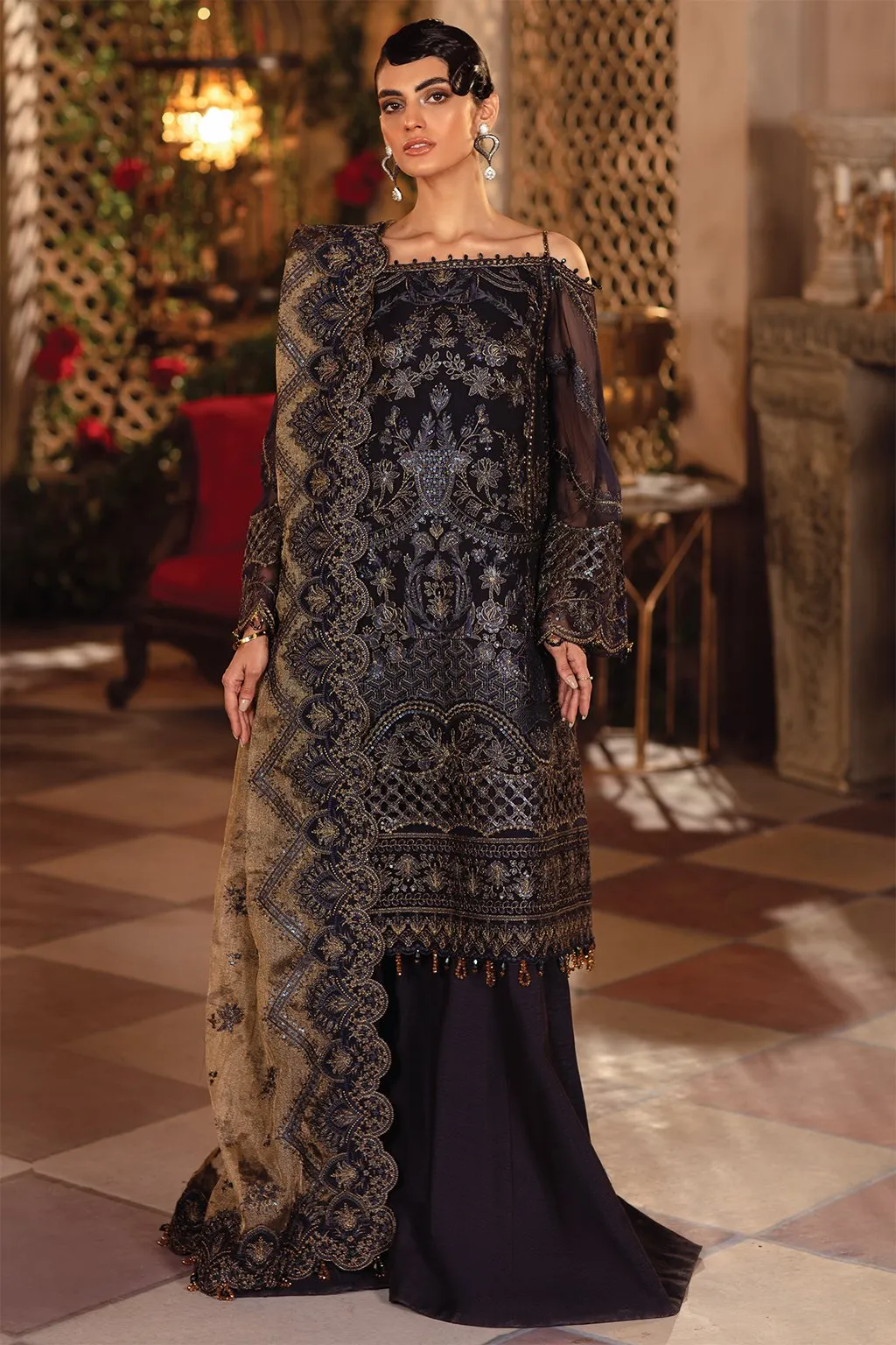 Iznik Meraki Luxury Chiffon Collection – IMC-05 Blue Blood