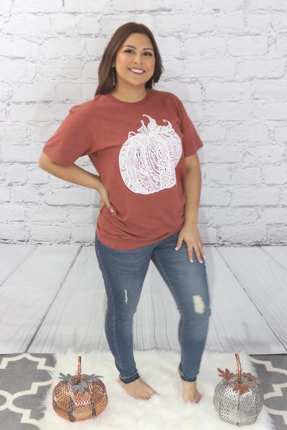 Lace pumpkin T-Shirt