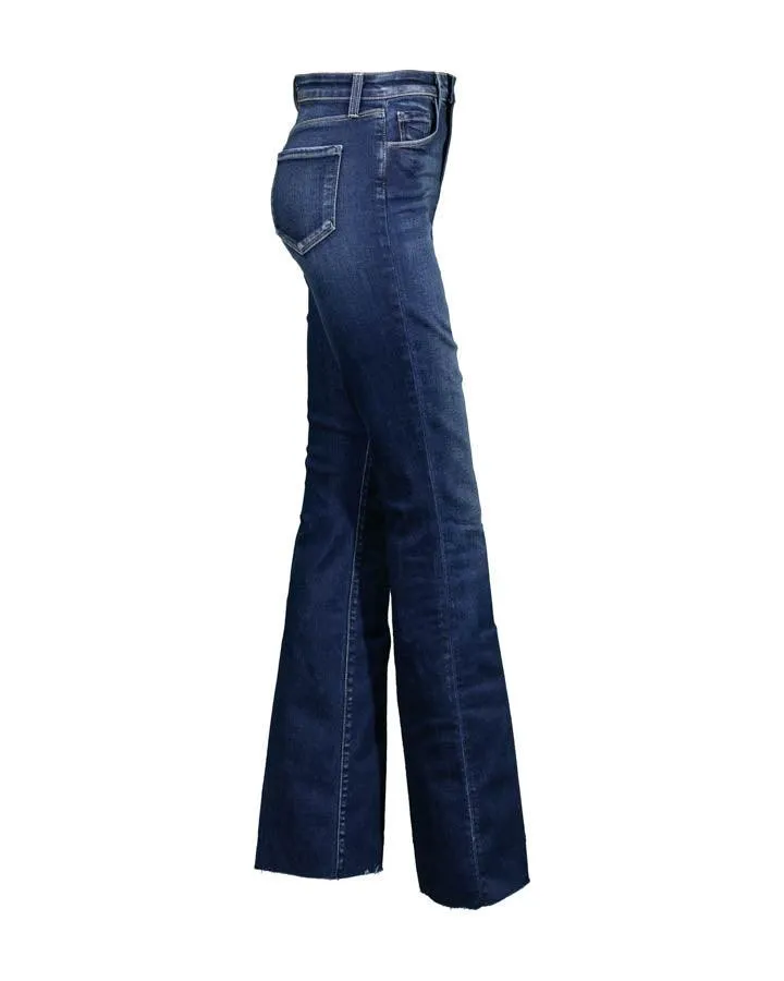 L'Agence Ruth Straight Leg Raw Hem Jeans