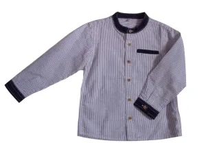 LC Waikiki Striped Grandad Boys Shirt