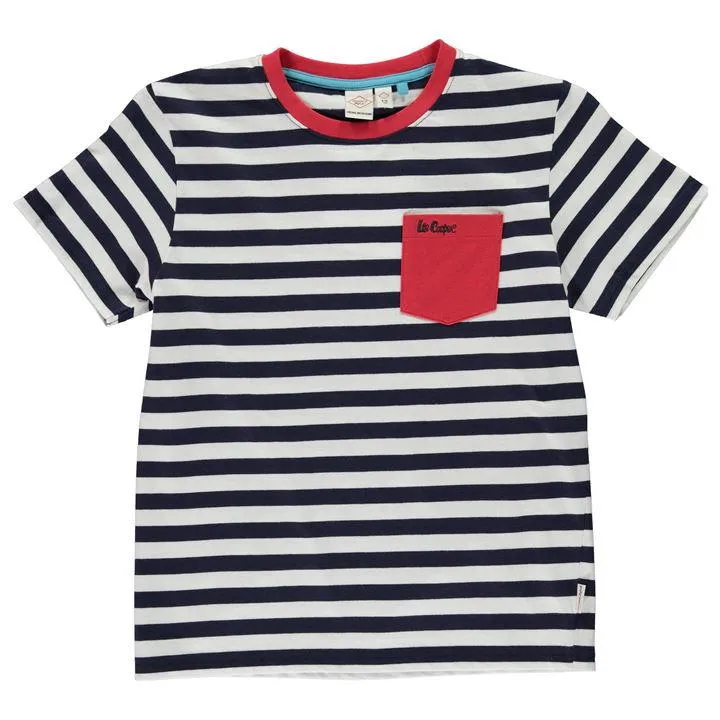 Lee Cooper Striped Boys T-Shirt