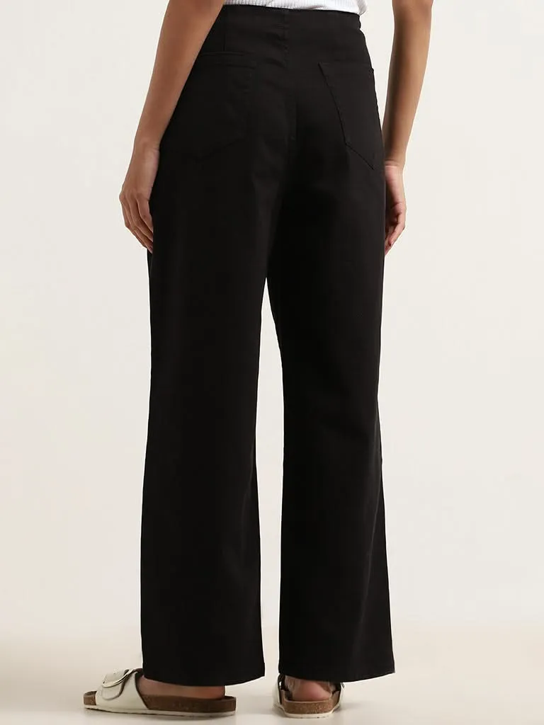 LOV Black Straight - Fit Mid - Rise Jeans