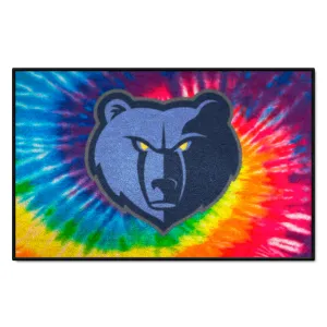 Memphis Grizzlies Tie Dye Starter Mat Accent Rug - 19in. x 30in.