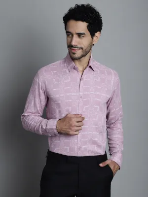 Men's Geometric Printed Formal Shirts - Taantav