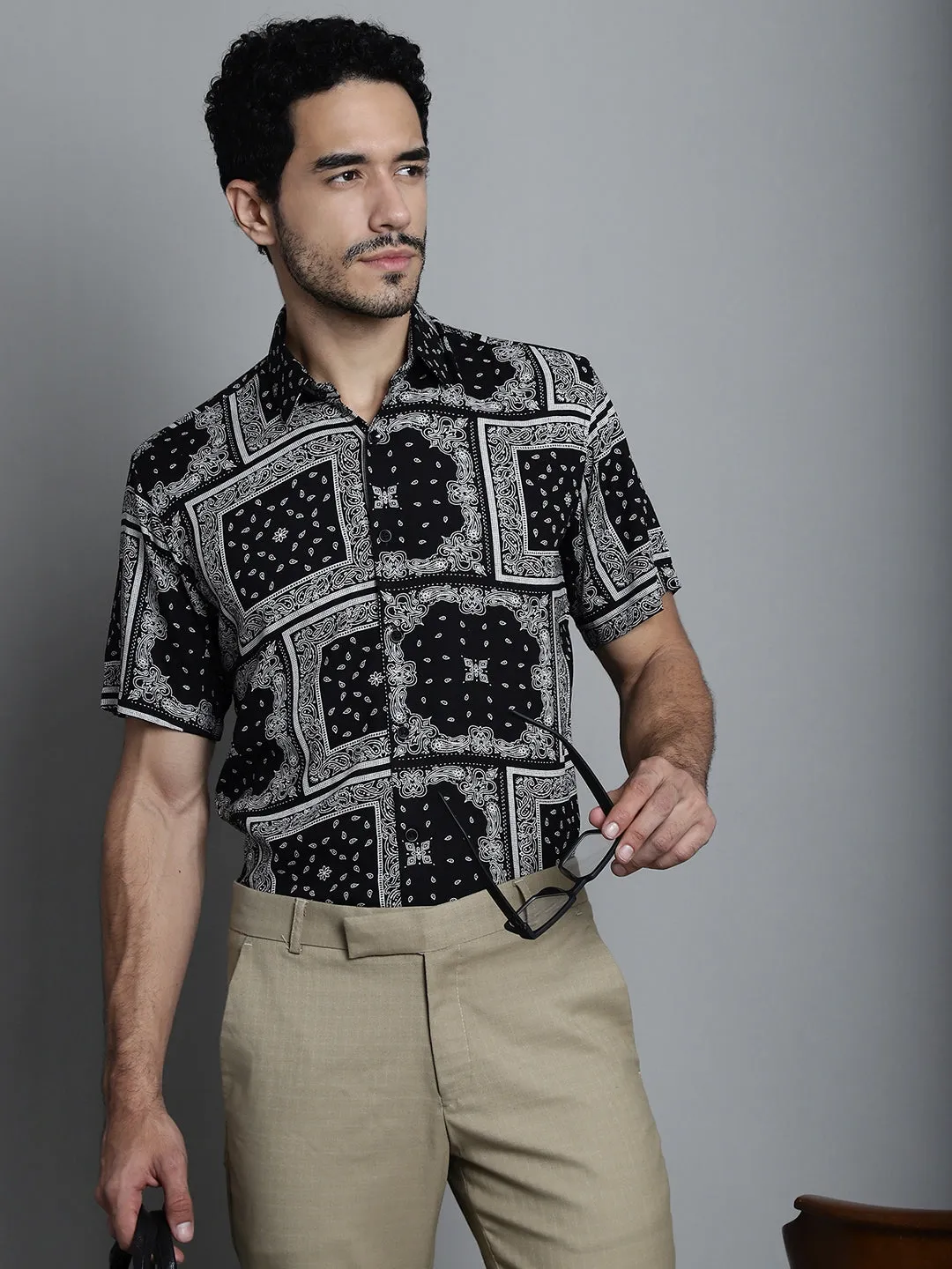 Men's Paisley Printed Formal Shirts - Taantav