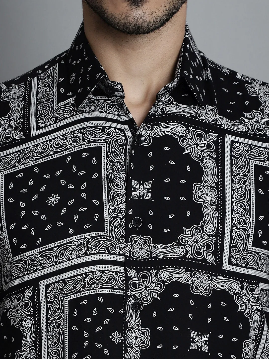 Men's Paisley Printed Formal Shirts - Taantav