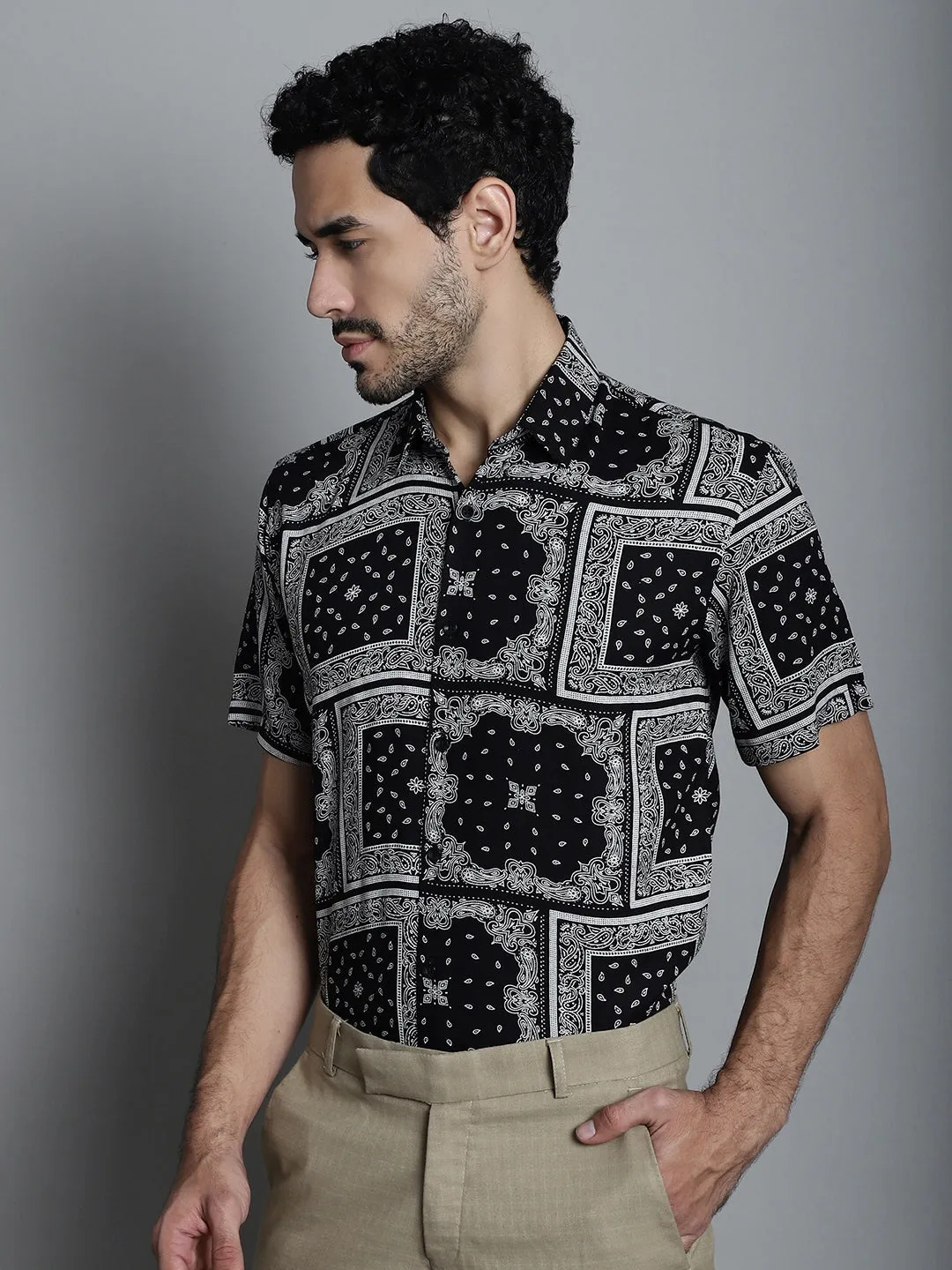 Men's Paisley Printed Formal Shirts - Taantav