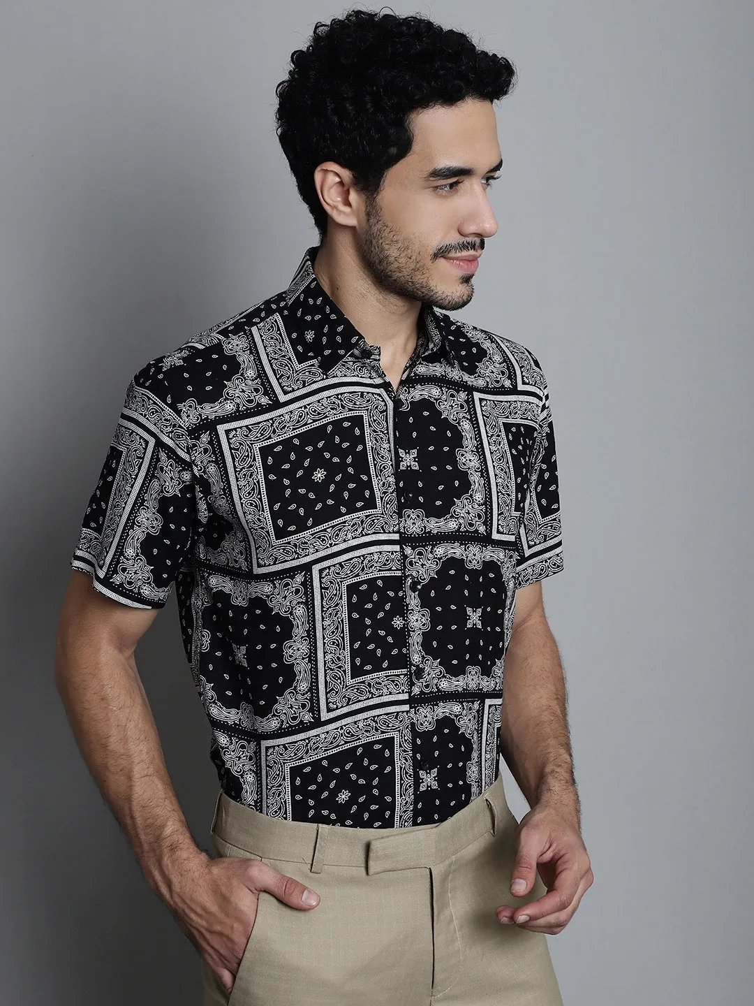 Men's Paisley Printed Formal Shirts - Taantav