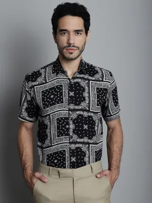 Men's Paisley Printed Formal Shirts - Taantav