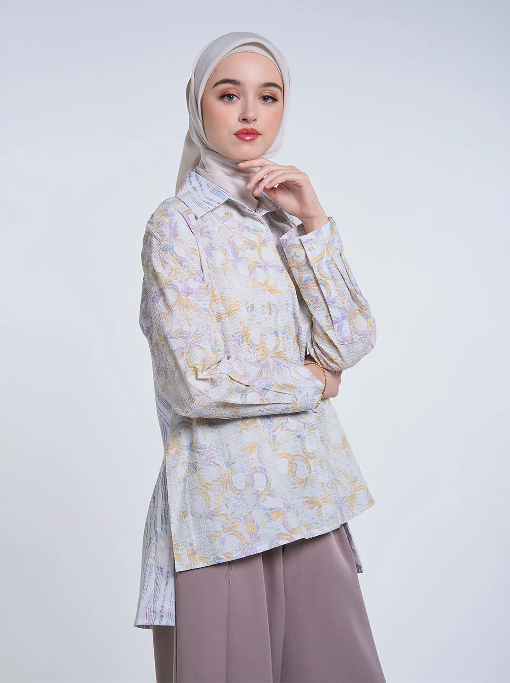 MIRAH LACE TOP IVORY