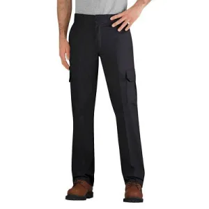 NEW - Dickies Men's FLEX Slim Fit Straight Leg Cargo Pants - Black 36x34