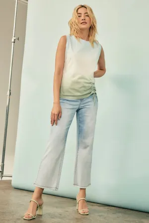 OMBRE WIDE LEG JEANS