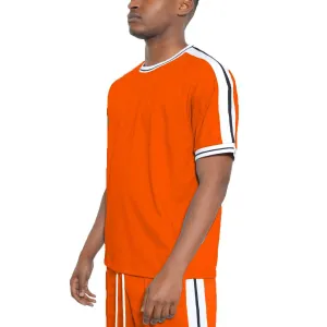 Orange Striped T-Shirt