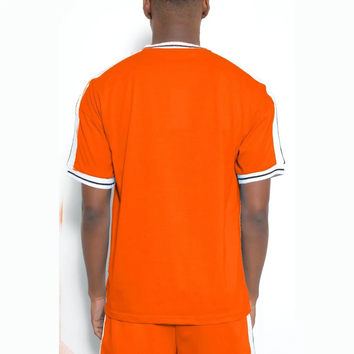 Orange Striped T-Shirt