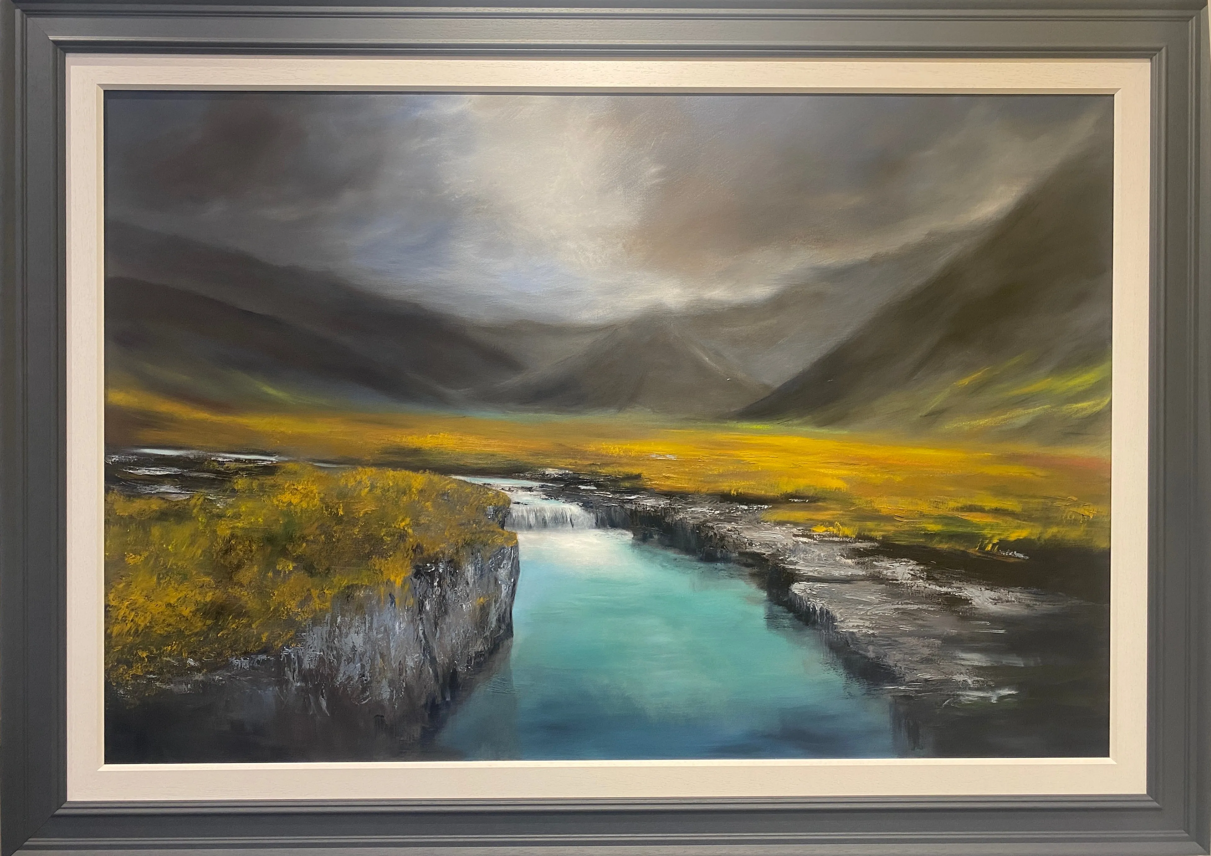 Original Reaching The Fairy Pools, Isle Of Skye by Gill Knight