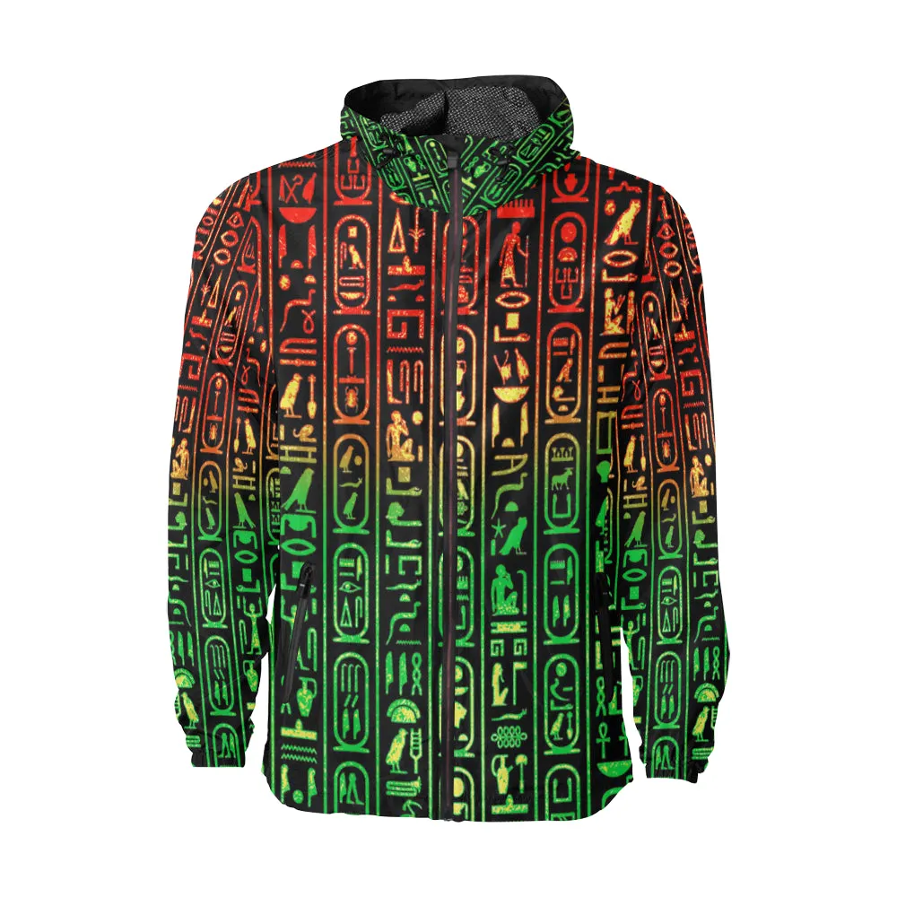 RASTAGLYPH All Over Print Windbreaker for Unisex