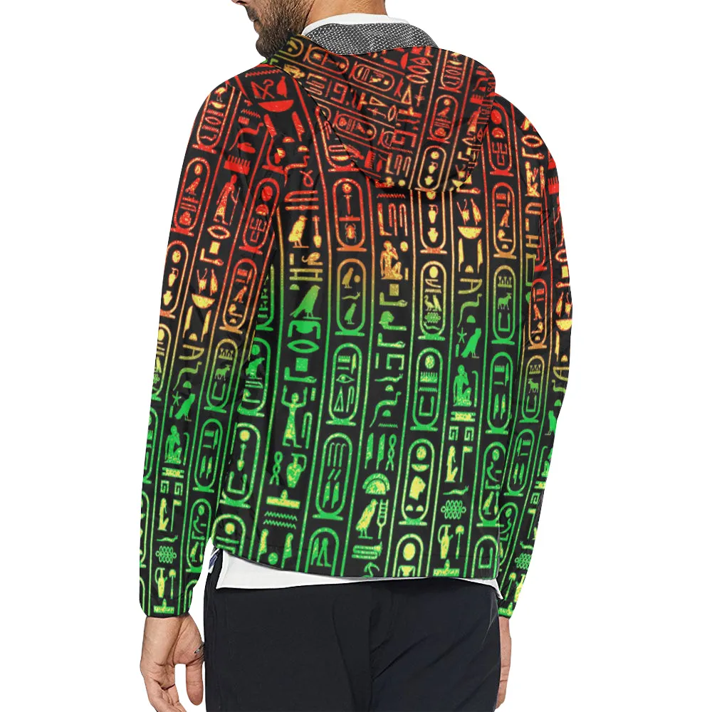 RASTAGLYPH All Over Print Windbreaker for Unisex