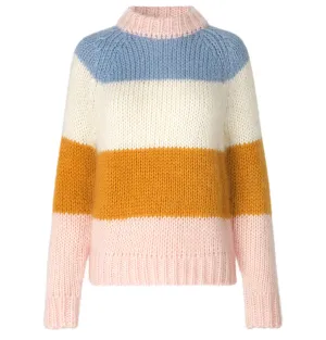 Samsoe & Samsoe Women's Simone Jumper – Inca Gold Stripe