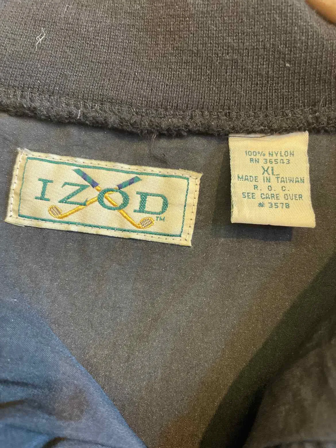 Size XL IZOD Windbreaker