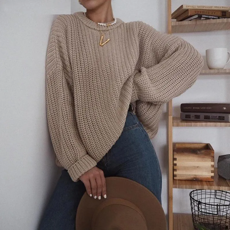 Soft and Warm Knitted Oversized Sweater