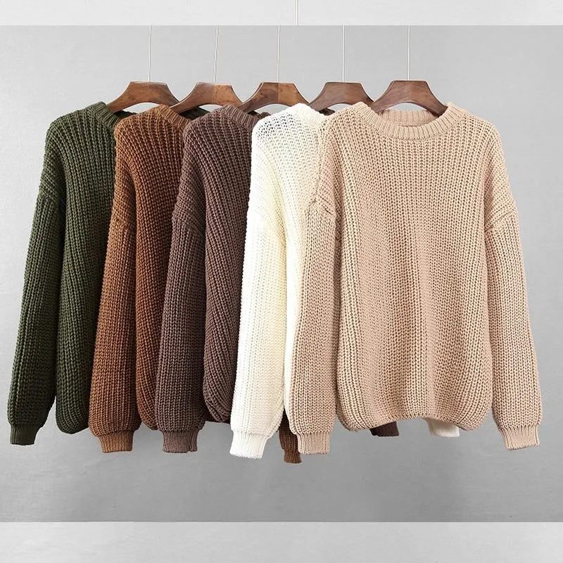 Soft and Warm Knitted Oversized Sweater