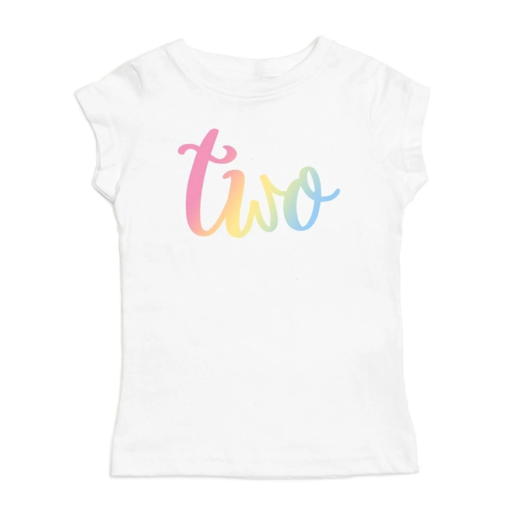 Sweet Wink Girls White BIRTHDAY AGE S/S Shirt - One to Three