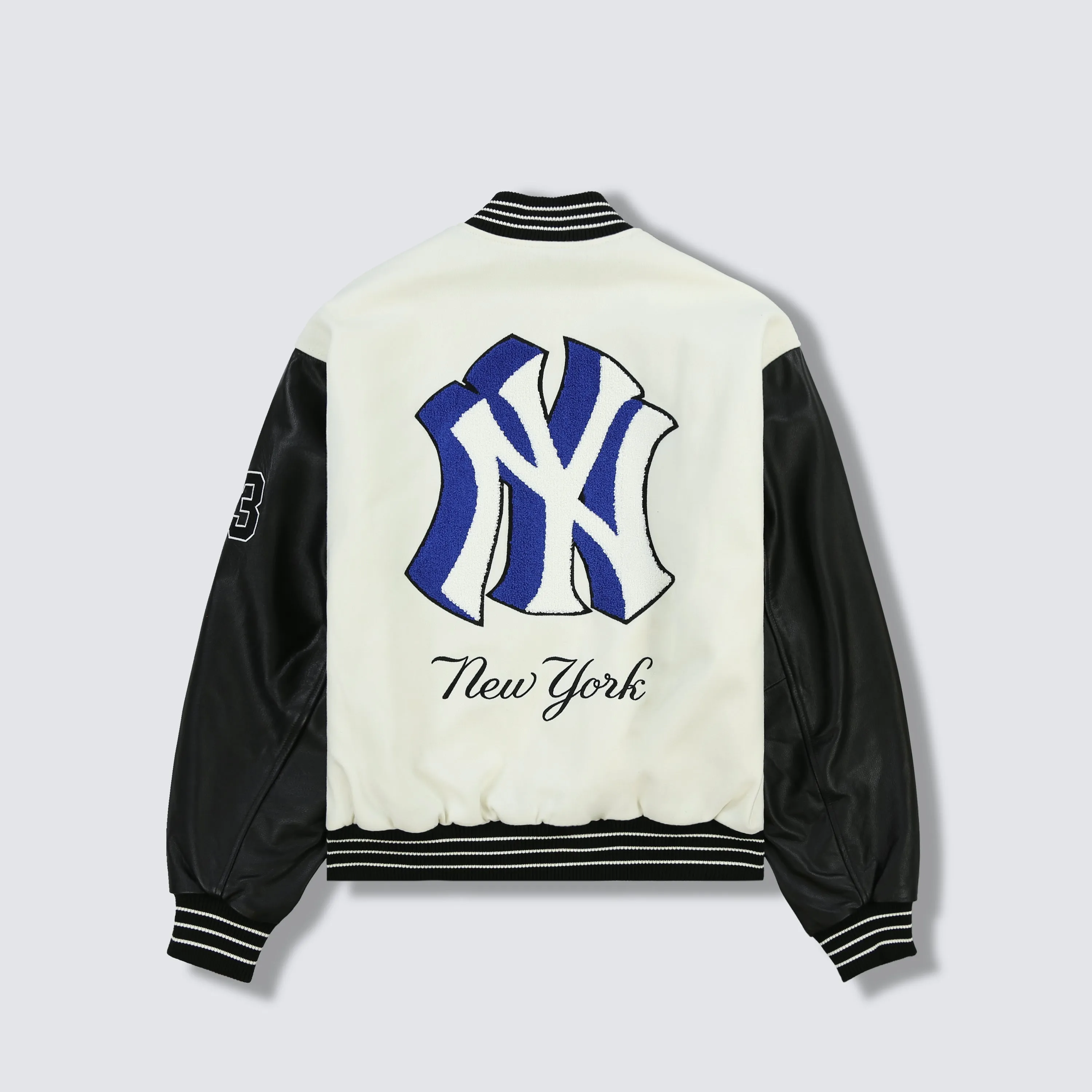 TEAM VARSITY LEATHER JACKET - YANKEES