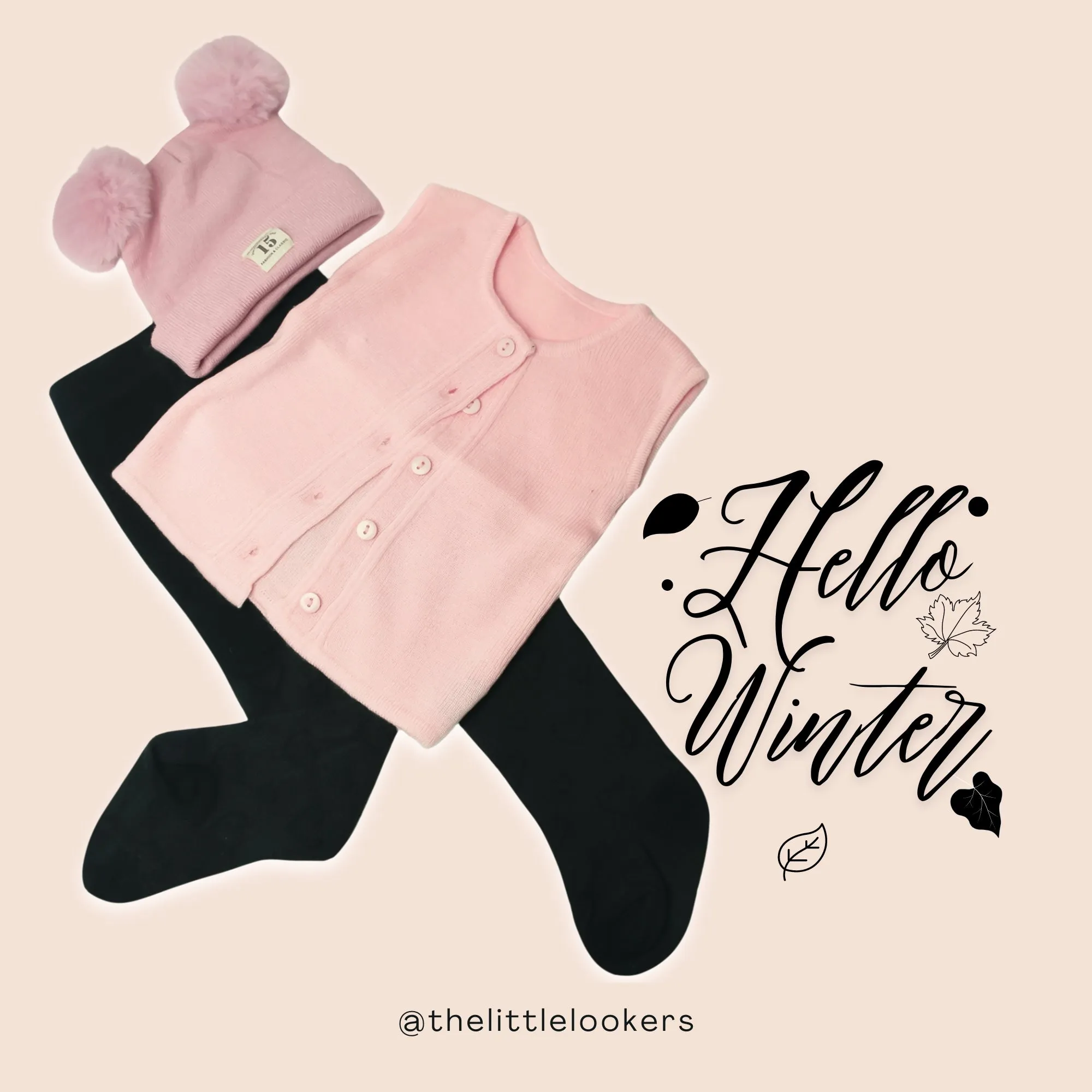 THE LITTLE LOOKERS Premium Quality Front Open Half Sweater/Inner/Bandi/Wollen Vest for New Born Babies/Infants