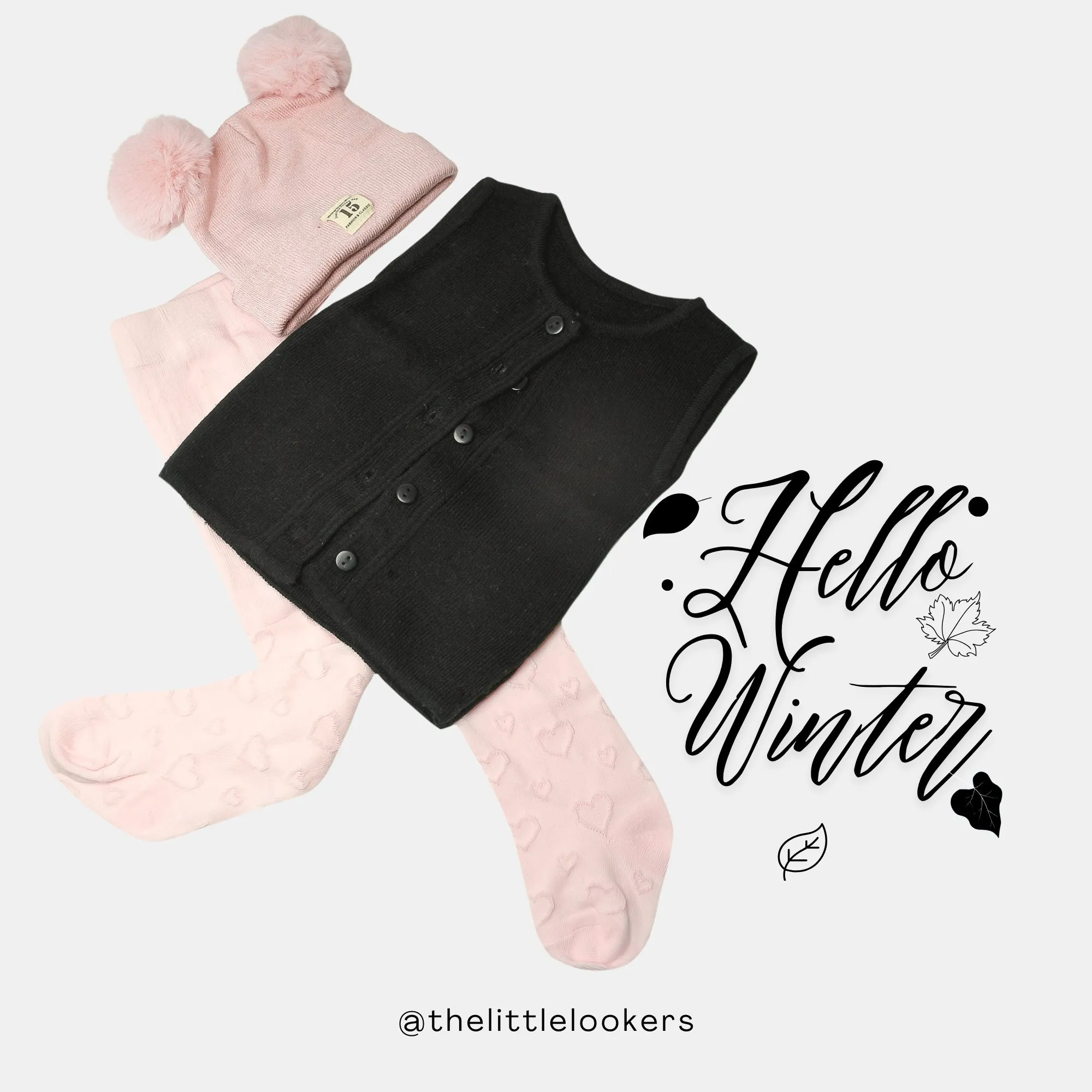 THE LITTLE LOOKERS Premium Quality Front Open Half Sweater/Inner/Bandi/Wollen Vest for New Born Babies/Infants