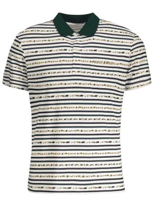 Trendy Pocket Striped Polo Shirt